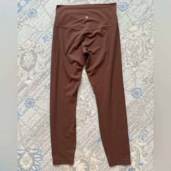 Lululemon Align Ribbed High-Rise Pant 25" Java - Picture 5 of 10